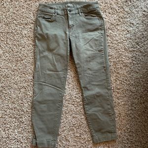 Green LOFT Chino pants